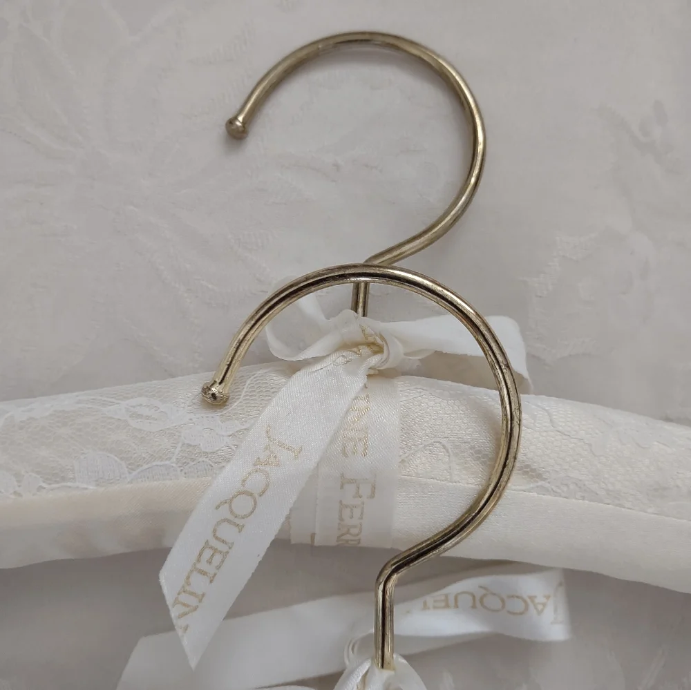 Lace Satin 2 Vintage Padded Hangers